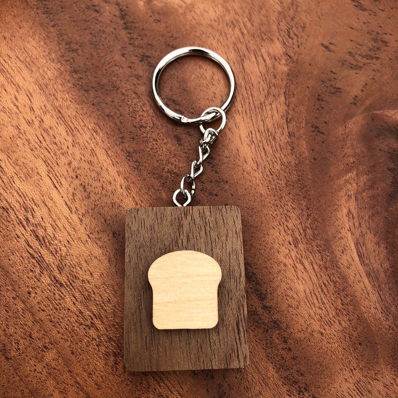 吐司不二鑰匙圈