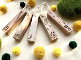 天然香氛樟木條掛飾