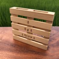 檜木香氛小棧板杯墊